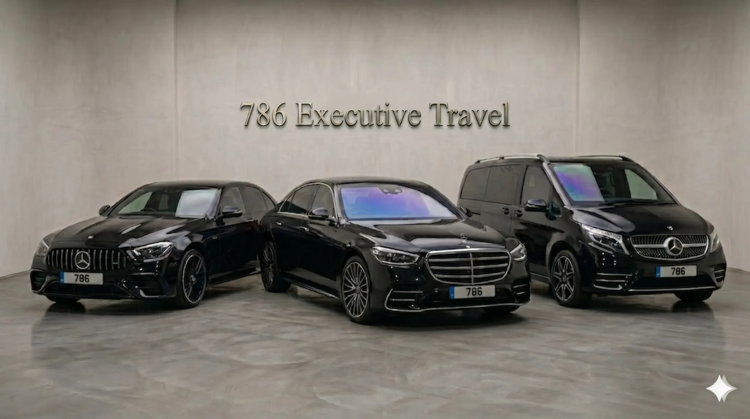 786 Executive Travel Ltd — first-class Mercedes-Benz fleet